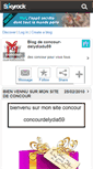 Mobile Screenshot of concour-delydiadu59.skyrock.com