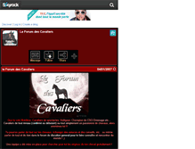 Tablet Screenshot of forum-cavaliers.skyrock.com