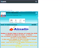 Tablet Screenshot of aircalin-international.skyrock.com