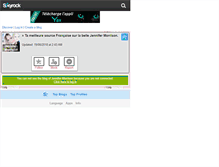 Tablet Screenshot of jennifer-morrison.skyrock.com