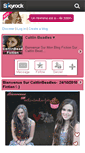 Mobile Screenshot of caitlinbeadles-fiction.skyrock.com