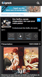 Mobile Screenshot of fanfickeur95.skyrock.com