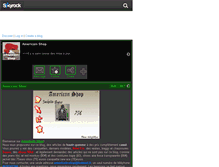 Tablet Screenshot of americain-shop.skyrock.com