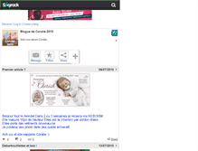 Tablet Screenshot of coralie-2010.skyrock.com