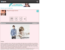Tablet Screenshot of fic-logan-lerman.skyrock.com