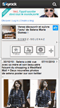 Mobile Screenshot of gomez-selenaz.skyrock.com
