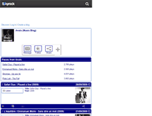 Tablet Screenshot of anais--musique.skyrock.com