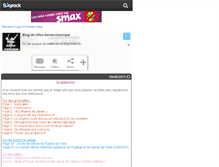 Tablet Screenshot of infos-danse-classique.skyrock.com