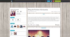 Desktop Screenshot of fiction-1d-aurelia.skyrock.com