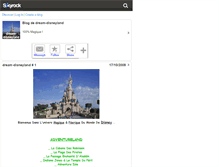 Tablet Screenshot of dream-disneyland.skyrock.com