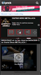 Mobile Screenshot of guitar-hero-metallica.skyrock.com