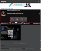 Tablet Screenshot of guitar-hero-metallica.skyrock.com