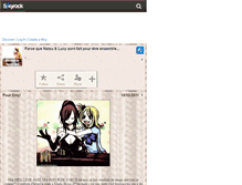 Tablet Screenshot of amour-a-fairy-tail.skyrock.com