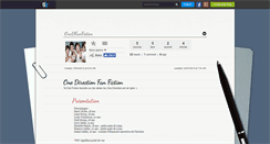 Desktop Screenshot of onedfanfiction.skyrock.com