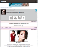 Tablet Screenshot of jaimie-alexander-x.skyrock.com