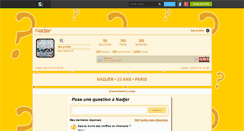 Desktop Screenshot of nadjer.skyrock.com