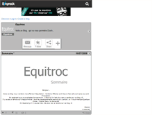 Tablet Screenshot of equitroc.skyrock.com