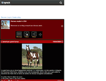 Tablet Screenshot of americanhorses.skyrock.com