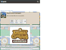 Tablet Screenshot of animal-crossing-girls.skyrock.com