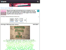 Tablet Screenshot of hommage-mohamed-benmouna.skyrock.com
