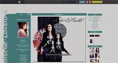 Desktop Screenshot of mademoiselle-lovato-x.skyrock.com
