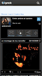 Mobile Screenshot of ambrerock.skyrock.com