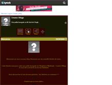 Tablet Screenshot of creston-village.skyrock.com