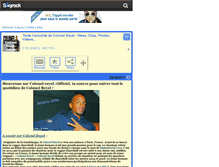 Tablet Screenshot of colonel-reyel--officiel.skyrock.com