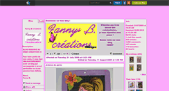 Desktop Screenshot of fannybcreations.skyrock.com