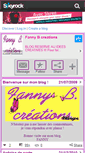 Mobile Screenshot of fannybcreations.skyrock.com