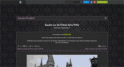 Desktop Screenshot of annuaire-poudlard.skyrock.com