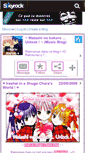 Mobile Screenshot of chara-music-x.skyrock.com