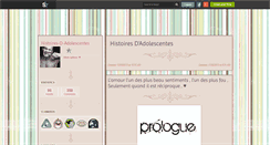 Desktop Screenshot of histoires-d-adolescentes.skyrock.com