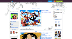 Desktop Screenshot of luffy-onepiece43.skyrock.com