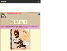 Tablet Screenshot of gakuen-alicefic.skyrock.com