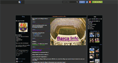 Desktop Screenshot of barca-info.skyrock.com