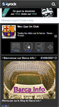 Mobile Screenshot of barca-info.skyrock.com