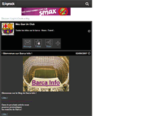 Tablet Screenshot of barca-info.skyrock.com