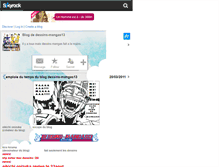 Tablet Screenshot of dessins-mangas13.skyrock.com