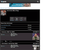 Tablet Screenshot of chris-brown-fan-blog.skyrock.com