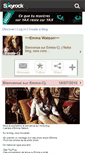 Mobile Screenshot of emma-cj.skyrock.com