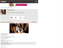 Tablet Screenshot of emma-cj.skyrock.com