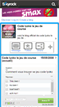 Mobile Screenshot of codelyoko-le-jeu-course.skyrock.com