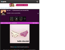 Tablet Screenshot of bulle-chocolat.skyrock.com