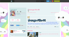 Desktop Screenshot of manga-fille-95.skyrock.com