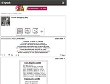 Tablet Screenshot of celine-shopping.skyrock.com
