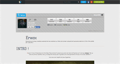 Desktop Screenshot of erwox.skyrock.com