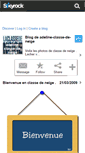 Mobile Screenshot of adeline-classe-de-neige.skyrock.com