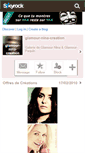 Mobile Screenshot of glamour-nina-creation.skyrock.com