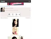 Tablet Screenshot of glamour-nina-creation.skyrock.com